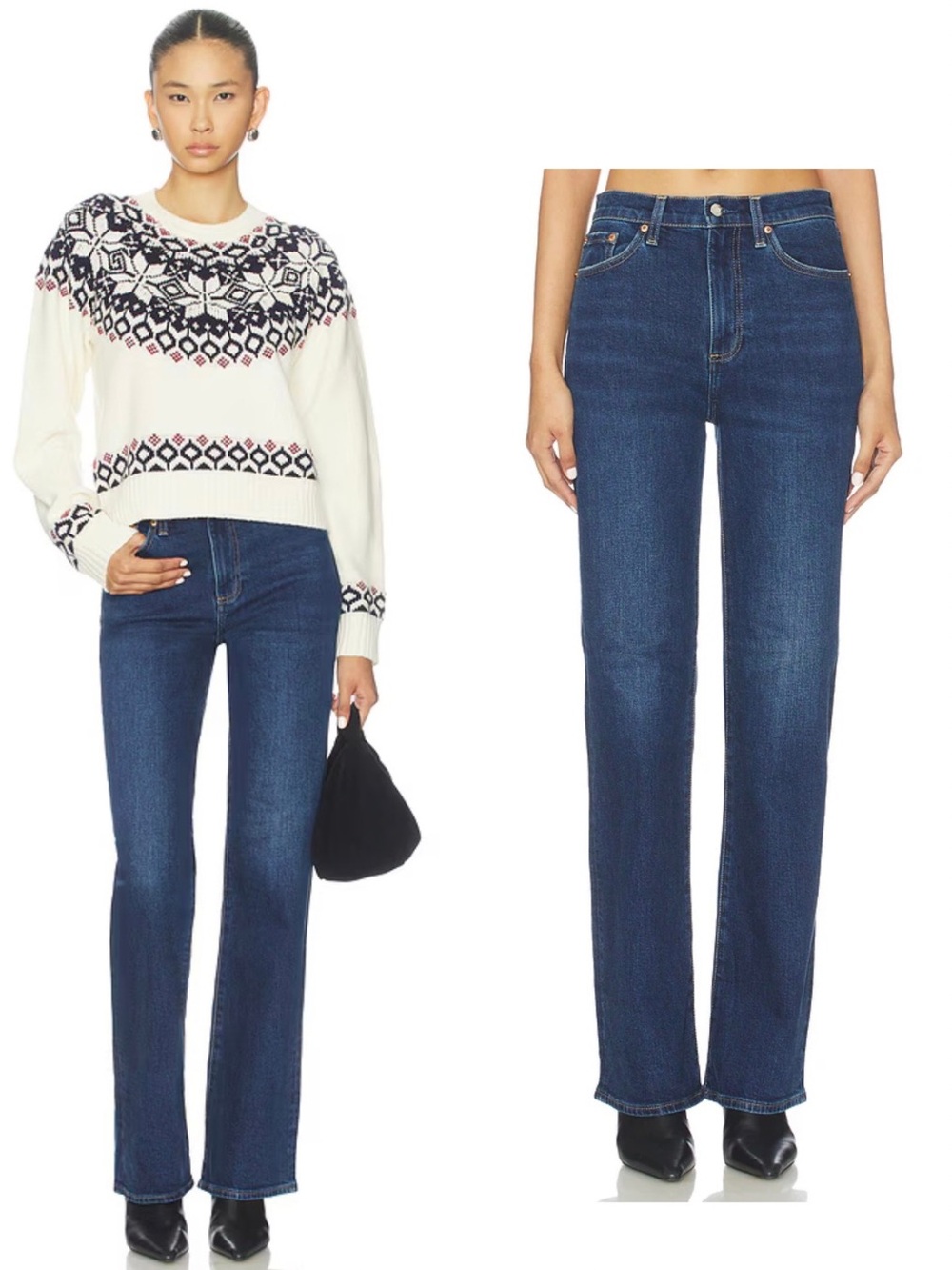 Pistola Evie High Rise Bootcut Jean 29P Penthouse NWOT Dark Blue Wash Western